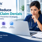 How to reduce medical claim denials through denial management, accurate medical coding, insurance eligibility verification, prior authorization, and revenue recovery.