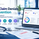 Medical claim denials and prevention strategies for healthcare providers, covering medical billing, coding, credentialing, and revenue cycle management.